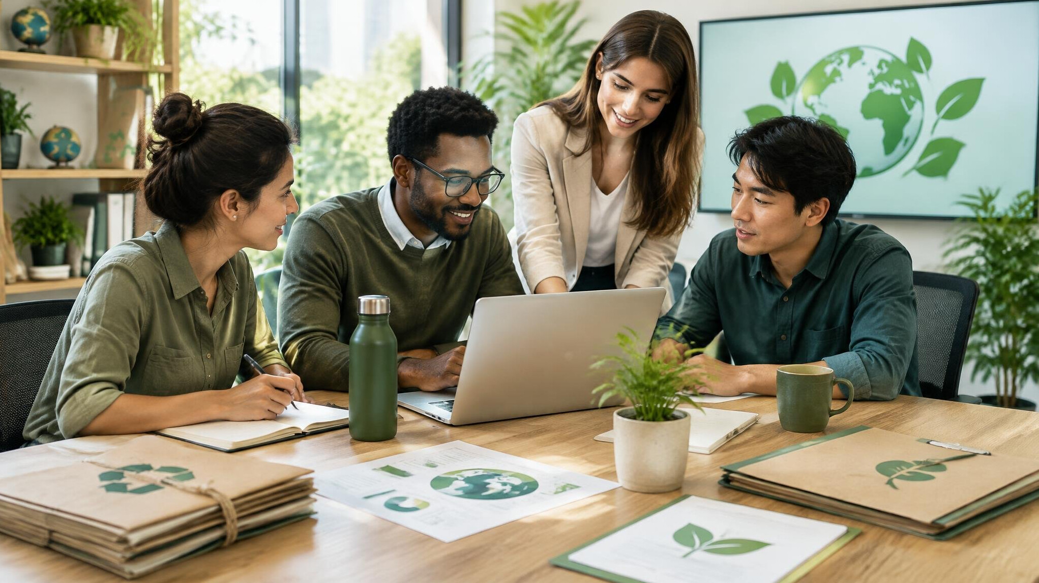 sustainable business meeting